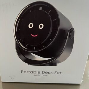 Black Portable Desk Fan